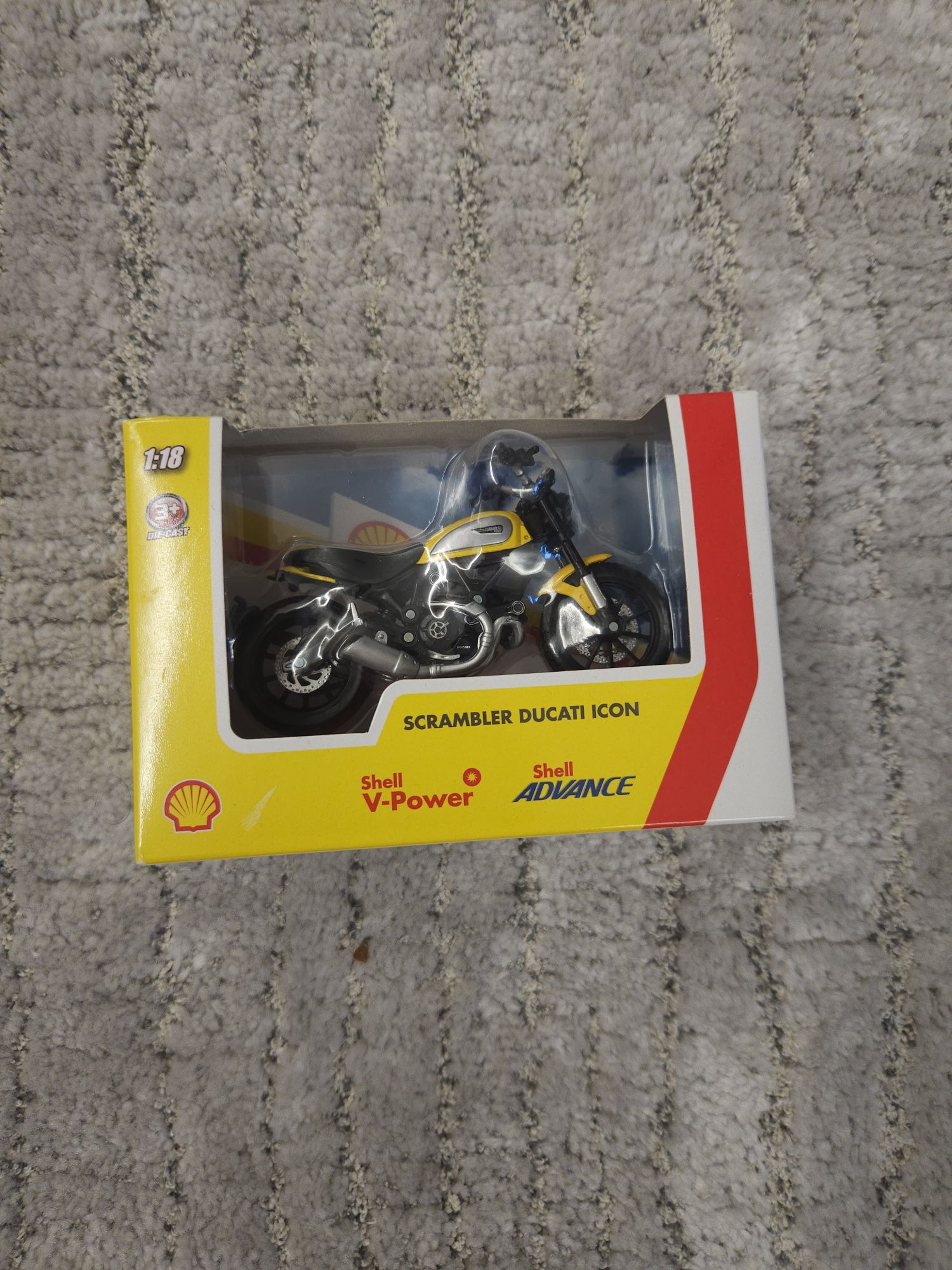 Motorek Ducati Shell, motor, zabawka