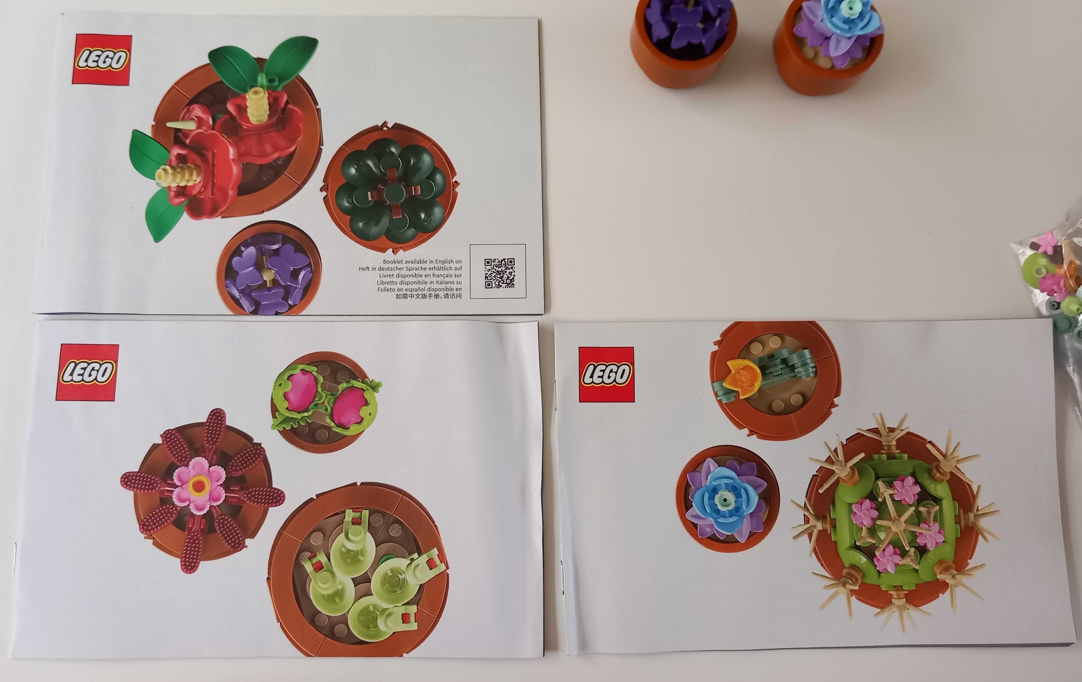 Lego Icons - Tiny Plants - parcialmente montado