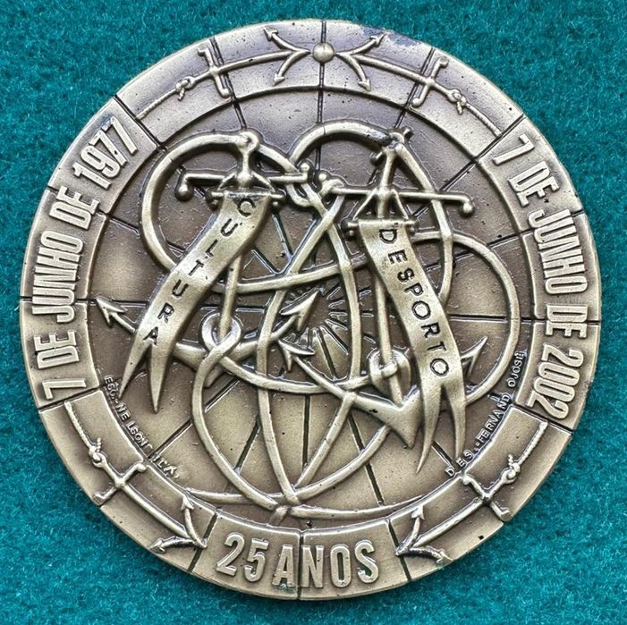Medalha comemorativa em bronze