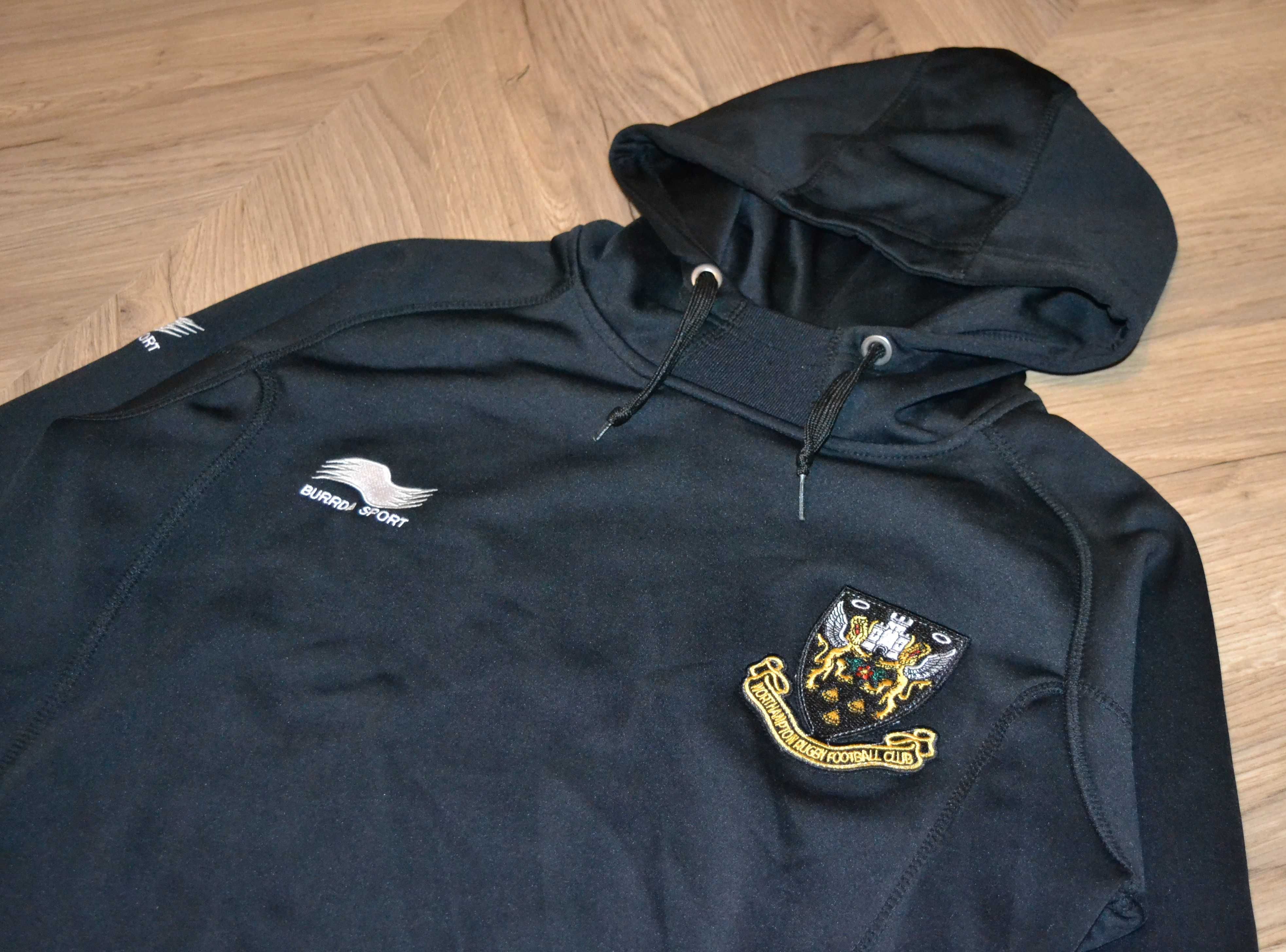 Burrda Sport czarna bluza Northampton Saints Rugby Football Club _ XS