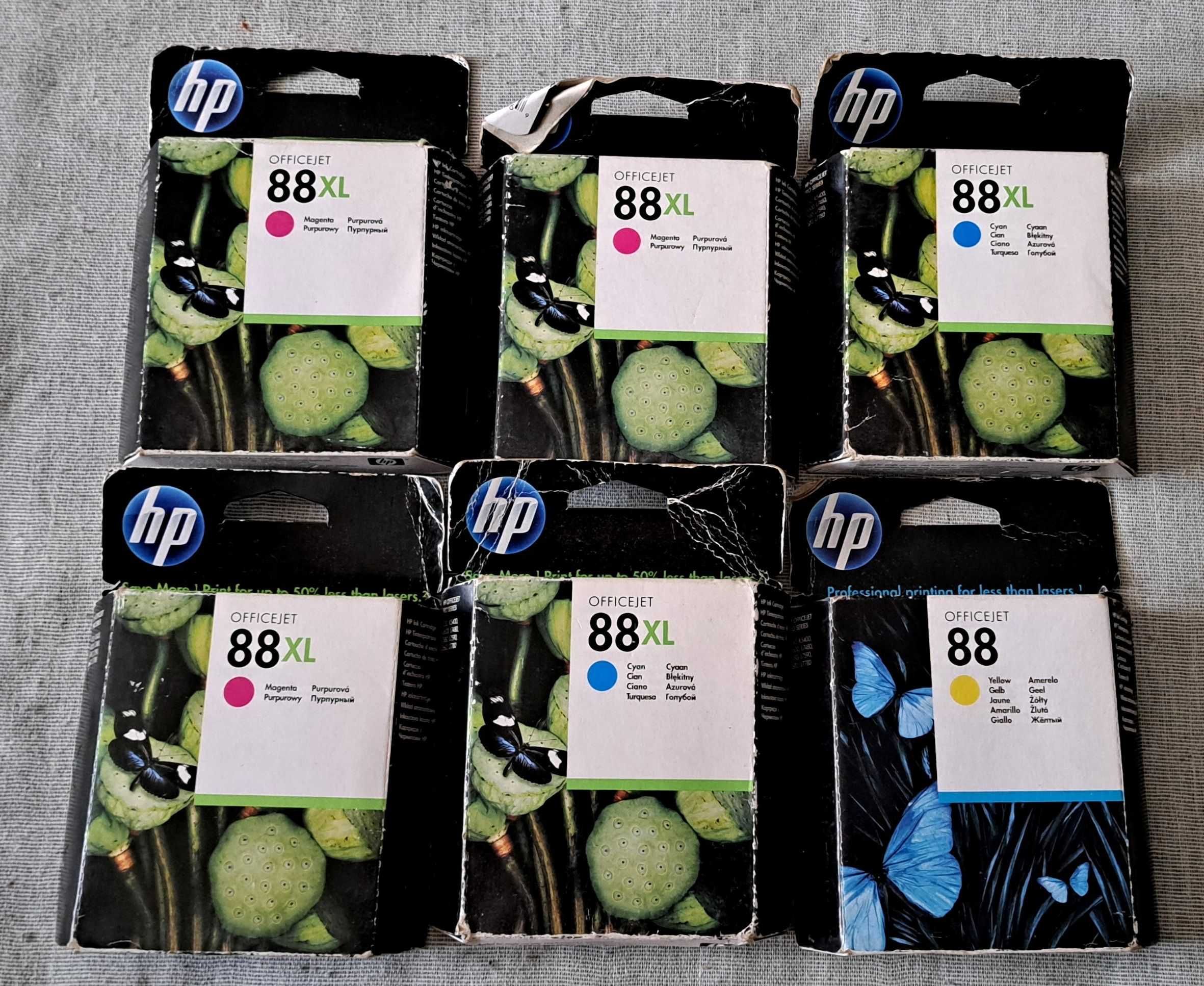 Оригинальные Картриджи HP 82, HP 88 C4911A, C4912A, C4913A, CH565A