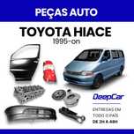 Para-choques Toyota Hiace, faróis, espelhos, amortecedores, escapes