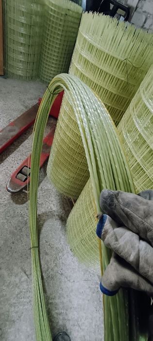 Арматура композитна, сітка ∅4-22мм, ,для будівництв, теплиць, парників