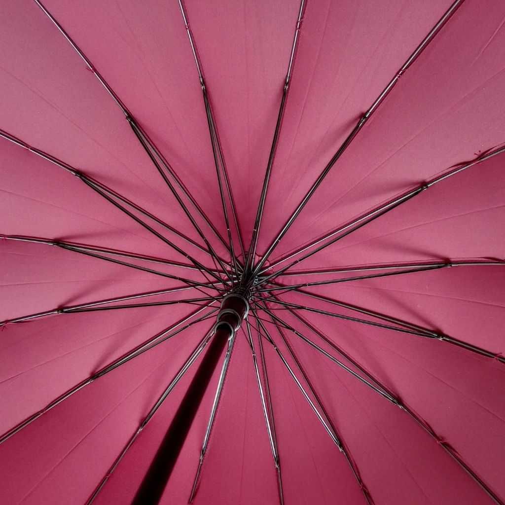 Świetny duży damski parasol 16-drutowy Airton