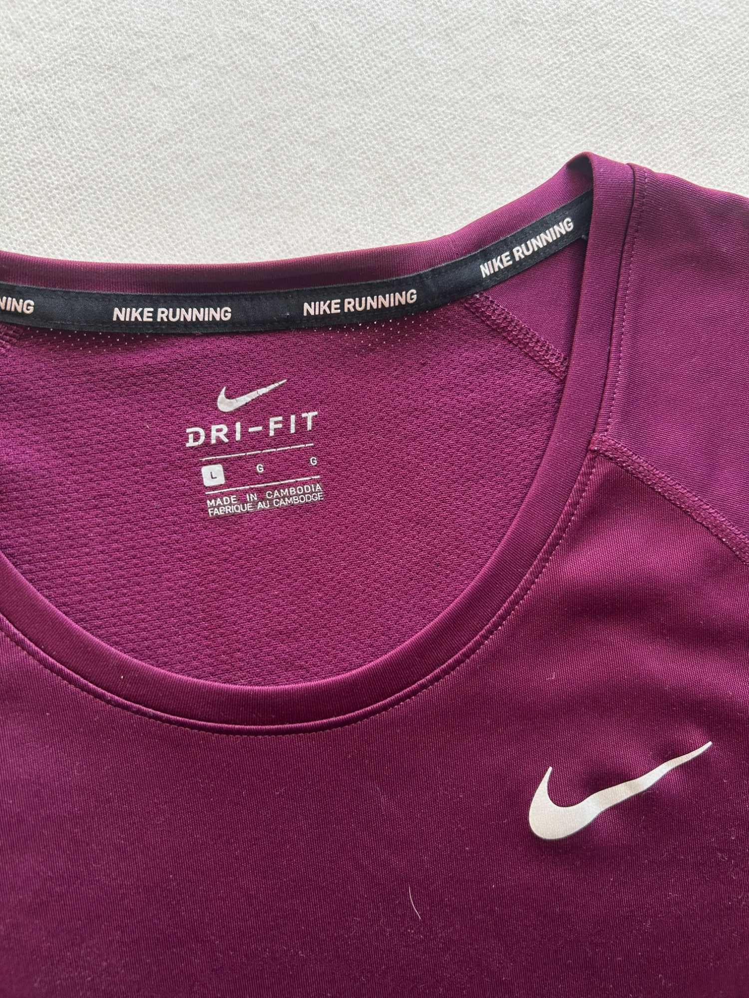 NIKE Running _ Termoaktywna koszulka longsleeve L _ Dri-Fit