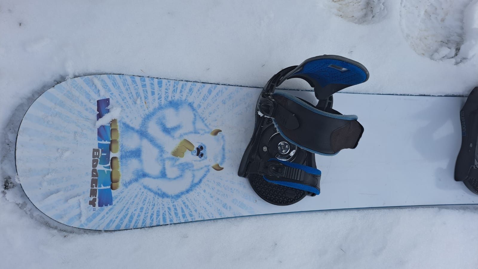 Deska Snowboardowa z wiązaniami 150 cm