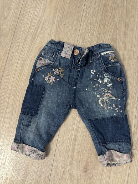 Spodnie jeansowe Next baby 3-6 miesięcy