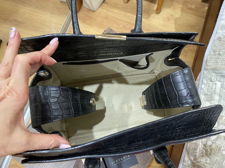 Сумка тоут кожа под рептилию VB