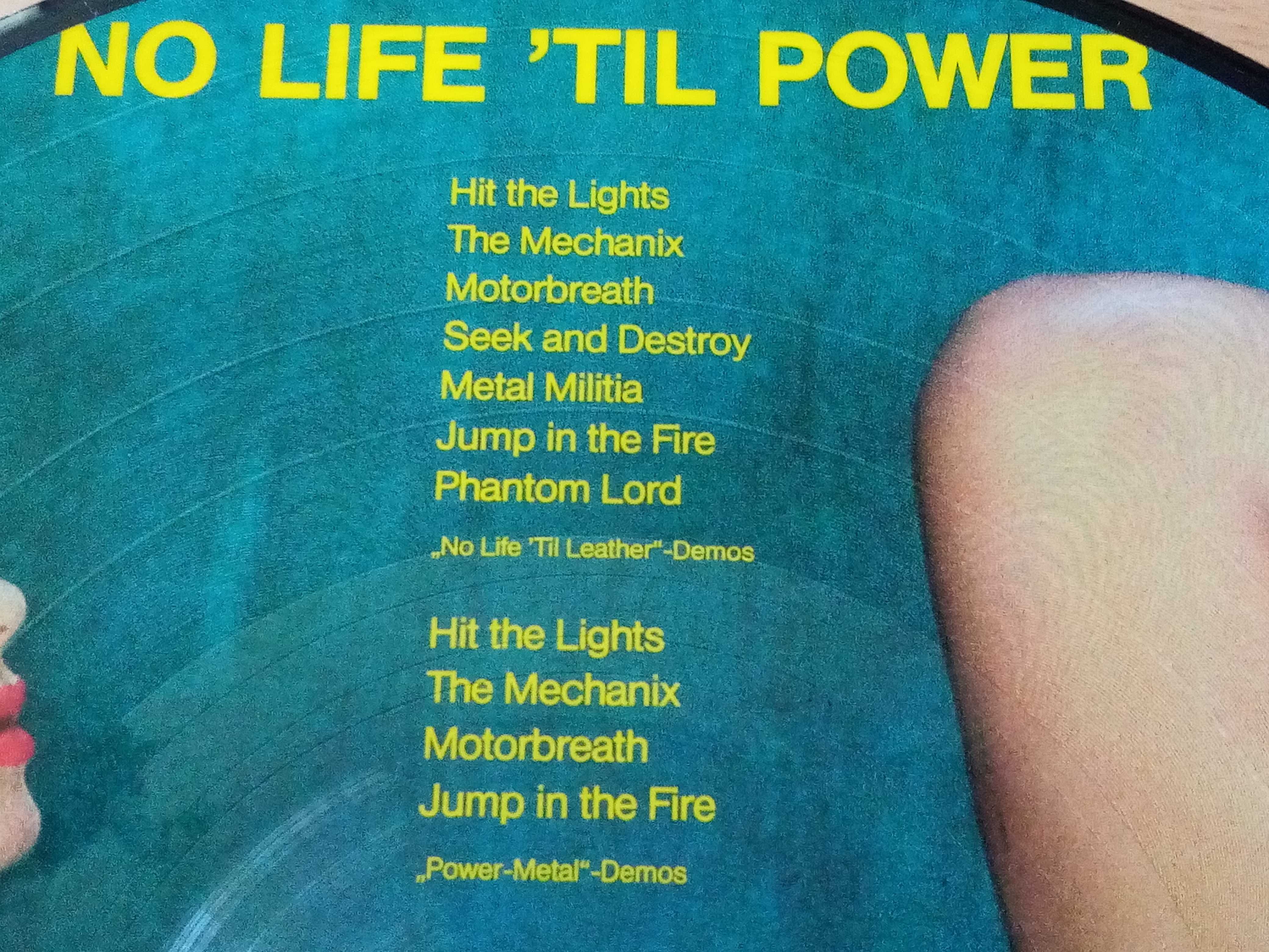 Metallica – No Life 'Til Power (Winyl 12')-1990rok