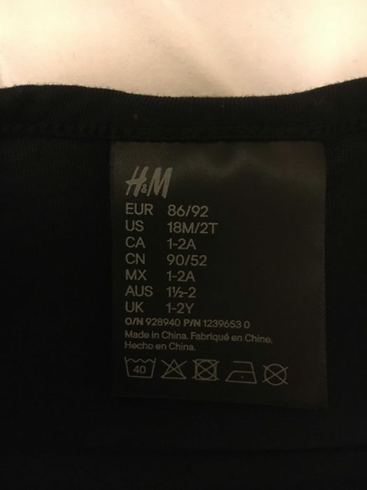 Fato/Vestido Carnaval Morcego bebé/criança 86/92cm H&M