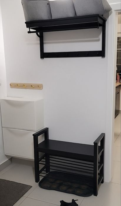 Wieszak na ubrania komplet ikea hemnes