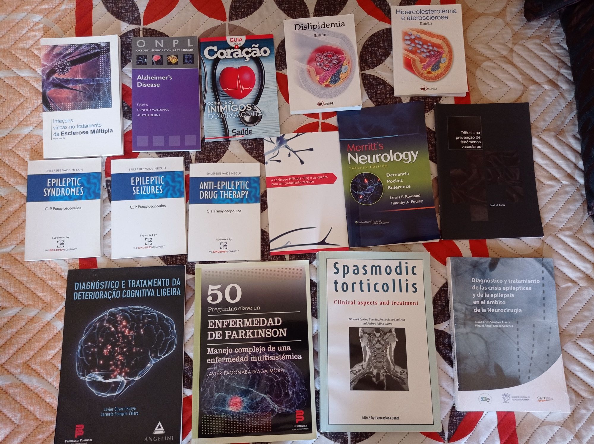 Livros de bolso - cardiologia, neurologia e psiquiatria