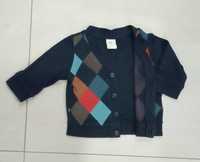 Sweterek wyjściowy rozpinany H&M 62 cm (2-5 m) chłopiec