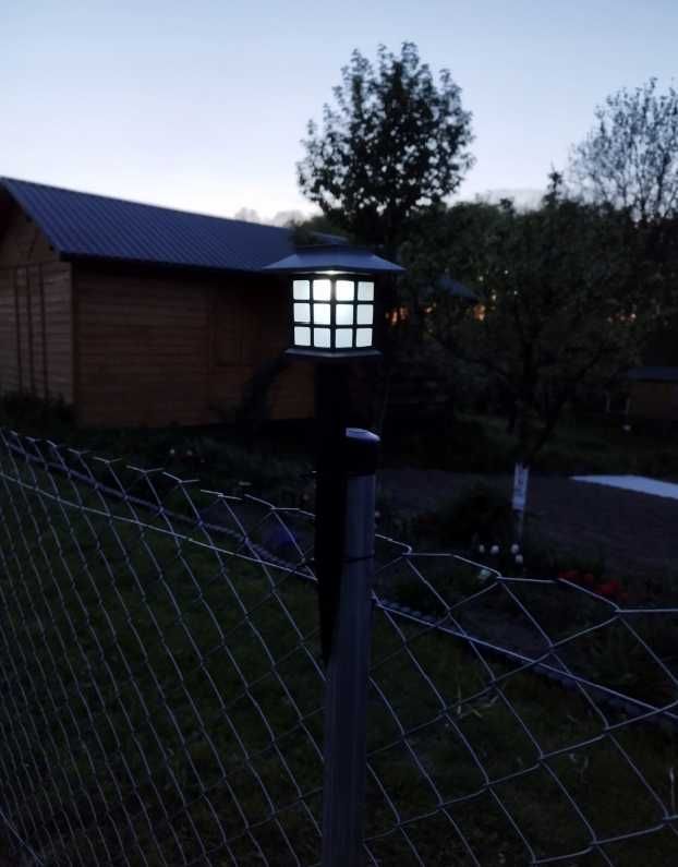 6x Lampa solarna LED ogrodowa z czujnikiem wbijana ozdobna Lampki