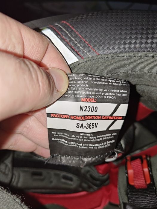 Мотошолом Nitro N2300 (SA-36SV) – розмір L, флуоресцентний