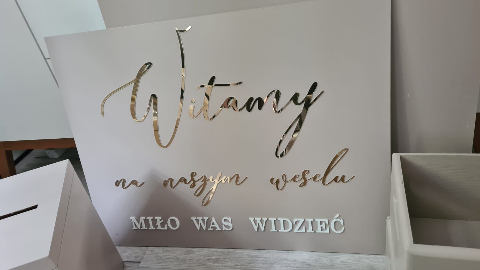 Zestaw elementów na wesele