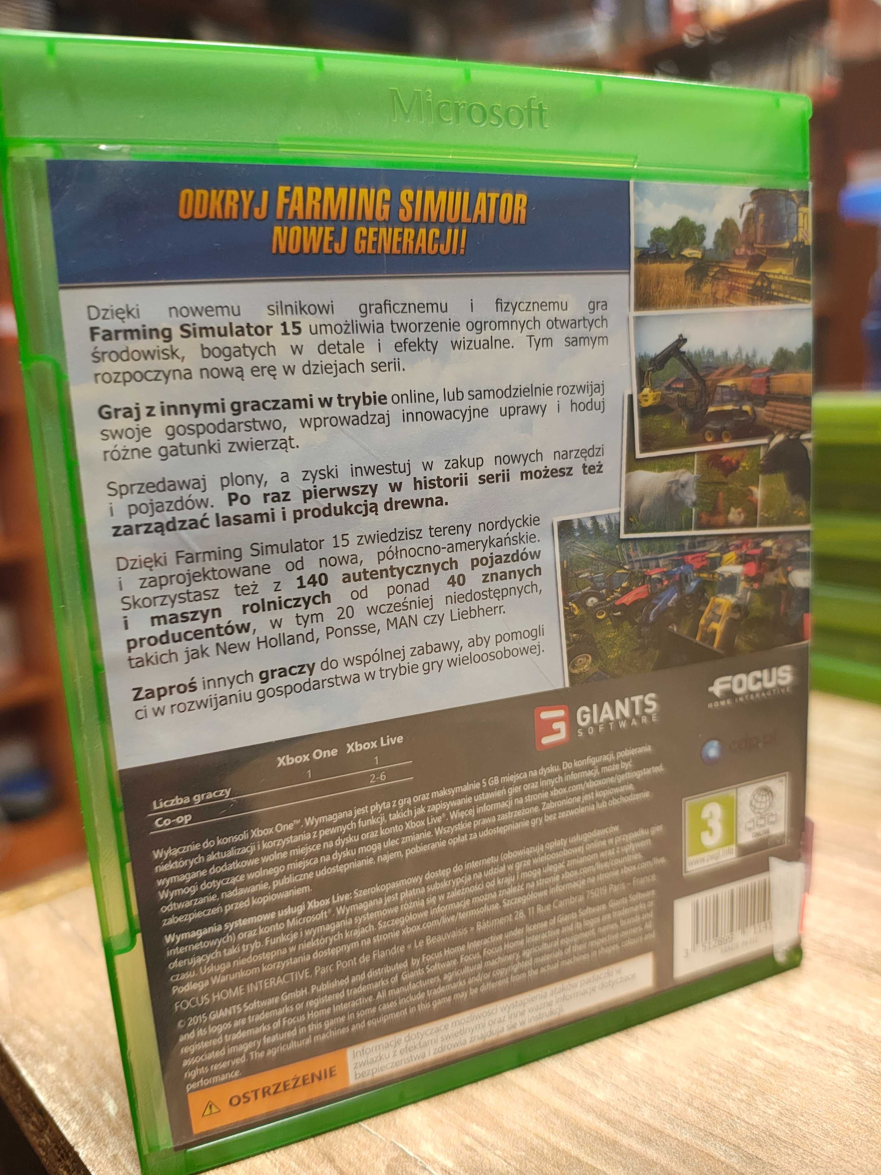 Farming Simulator 15 XBOX One Series X SklepRetroWWA Wysyłka Wymiana