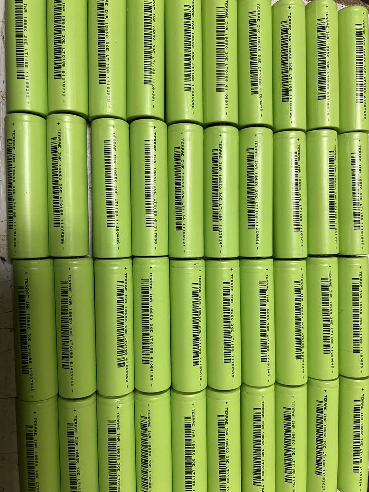 Акумулятори 18650 Terrae 30E 3100-3200mah нові