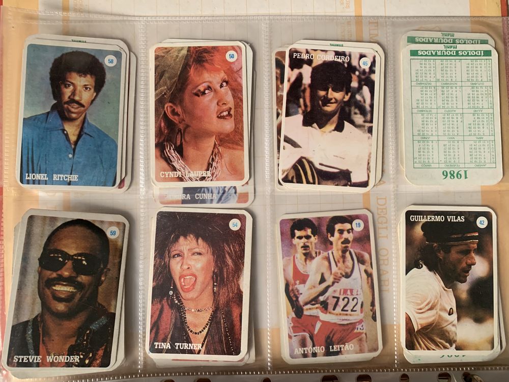 Calendários Anos '80 - Temas Variados