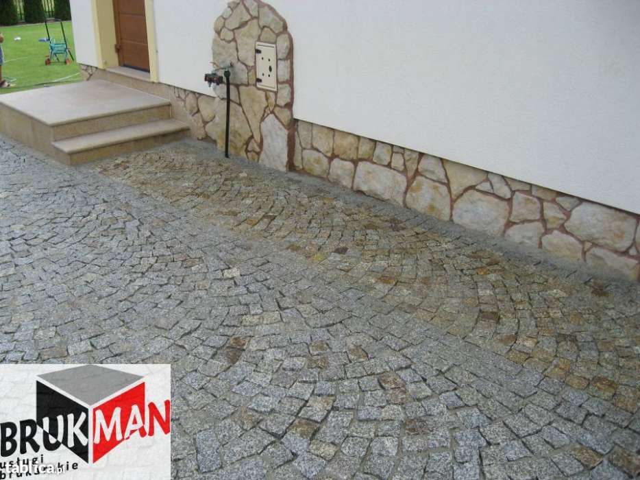Brukarstwo - układanie kostki granitowej - Strzegom Dolnyśląsk