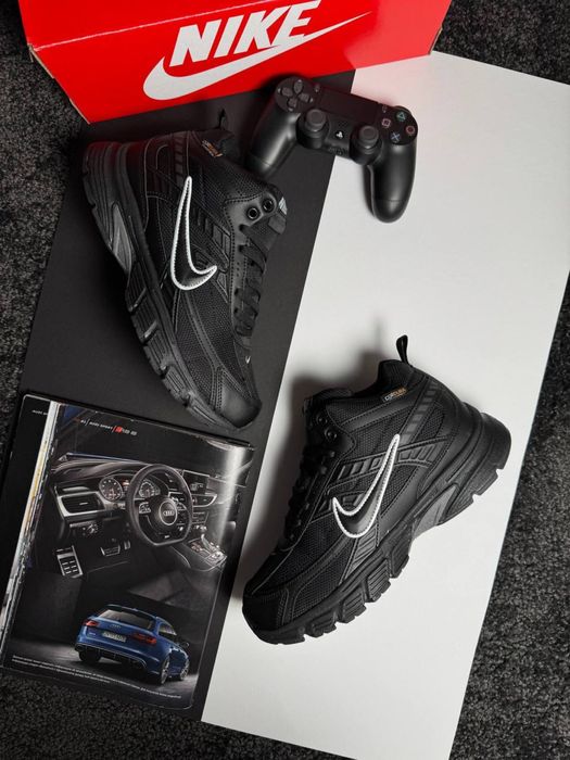 Мужские кроссовки найк Nike Initiator High Fur Black [41-46]