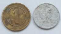 D oL M009,  stara moneta 10 groszy 1969, żeton "1" jeton token