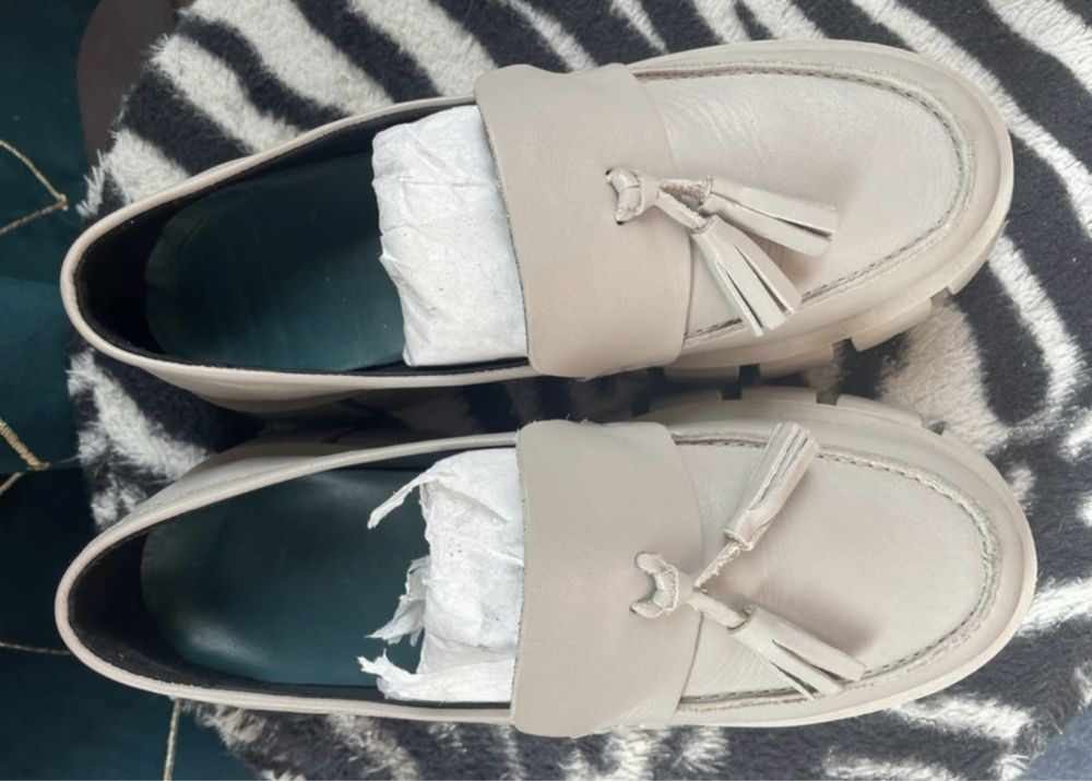 Buty Marc O’Polo 38 skórzane półbuty loafersy mokasyny