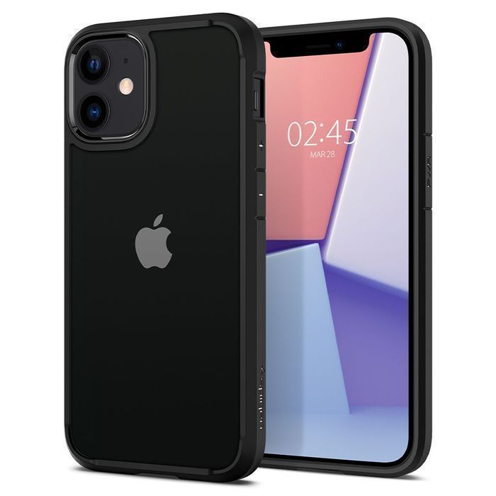 Etui Spigen Ultra Hybrid iPhone 12 Mini Czarny Mat