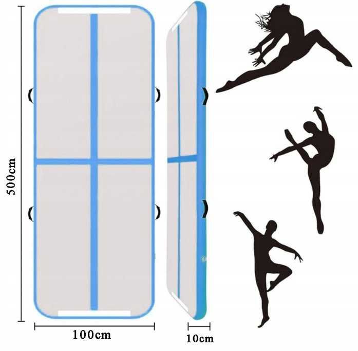 AIR TRACK Dmuchana ŚCIEŻKA AKROBATYCZNA Gimnastyczna Materac Mata 5M