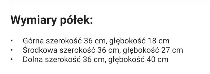 Regał z litego drewna