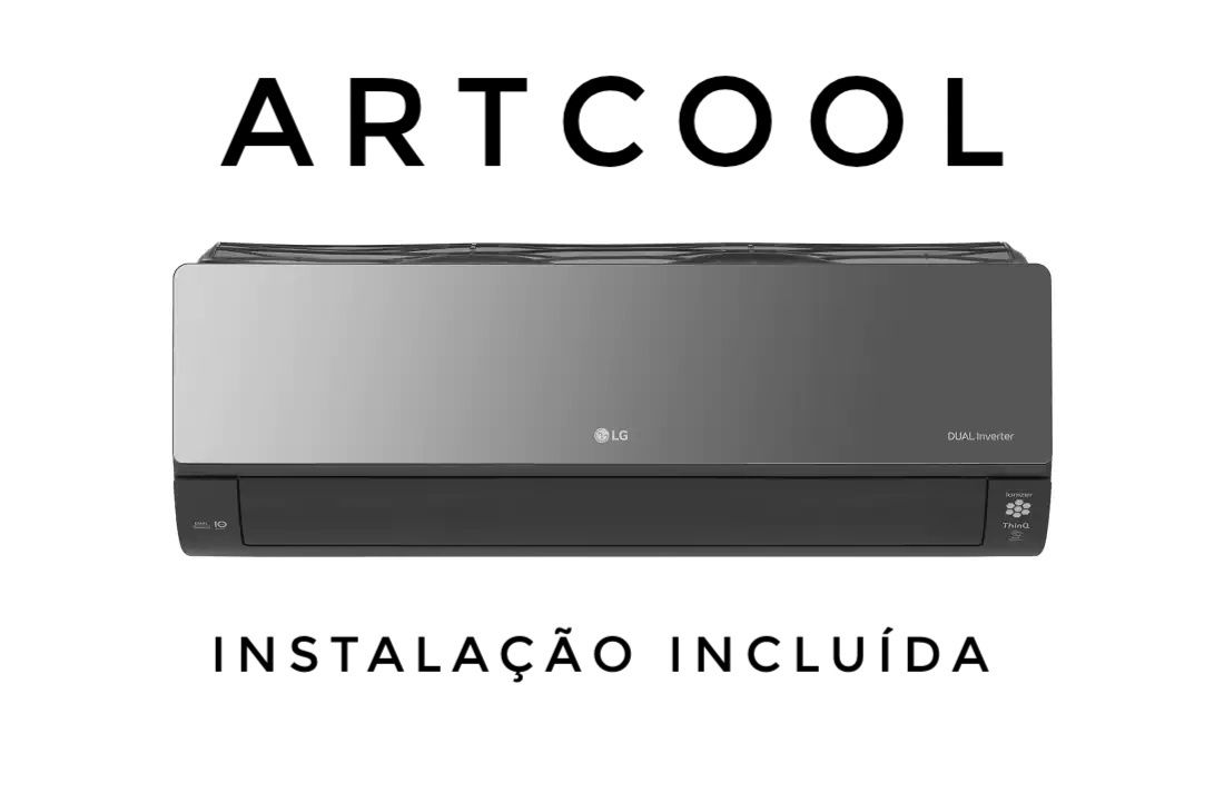 Ar condicionado LG com instalação incluída