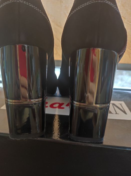 Туфли женские замшевые