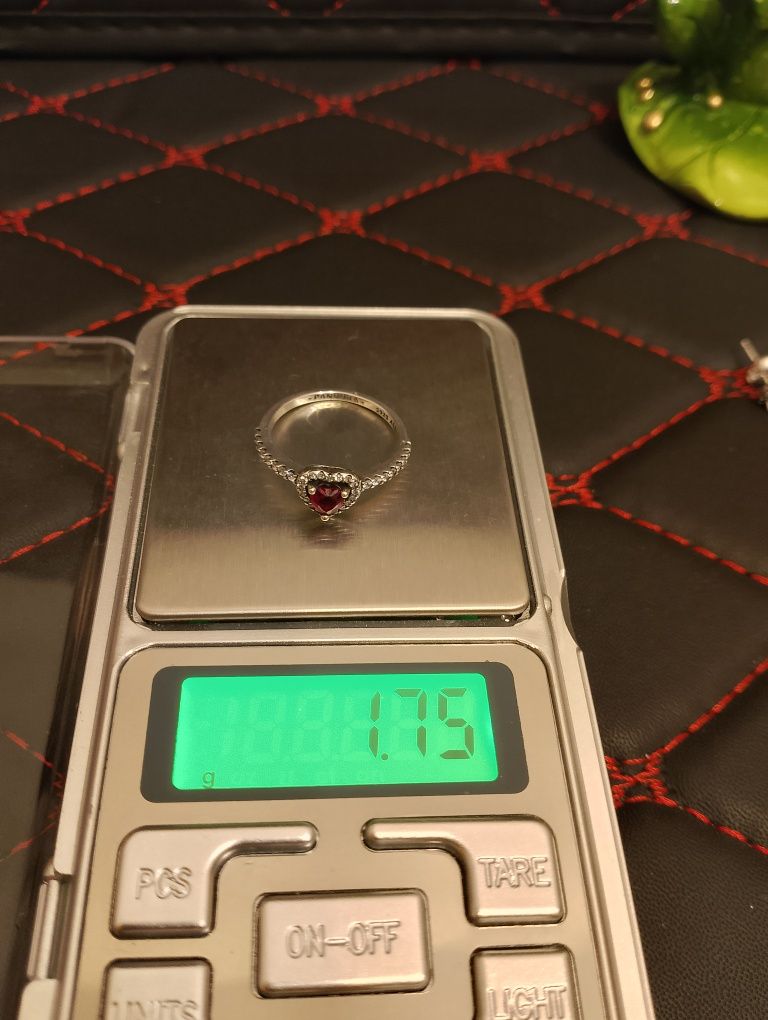 Srebrny pierścionek+kolczyki Pandora S925 ALE z cyrkoniami