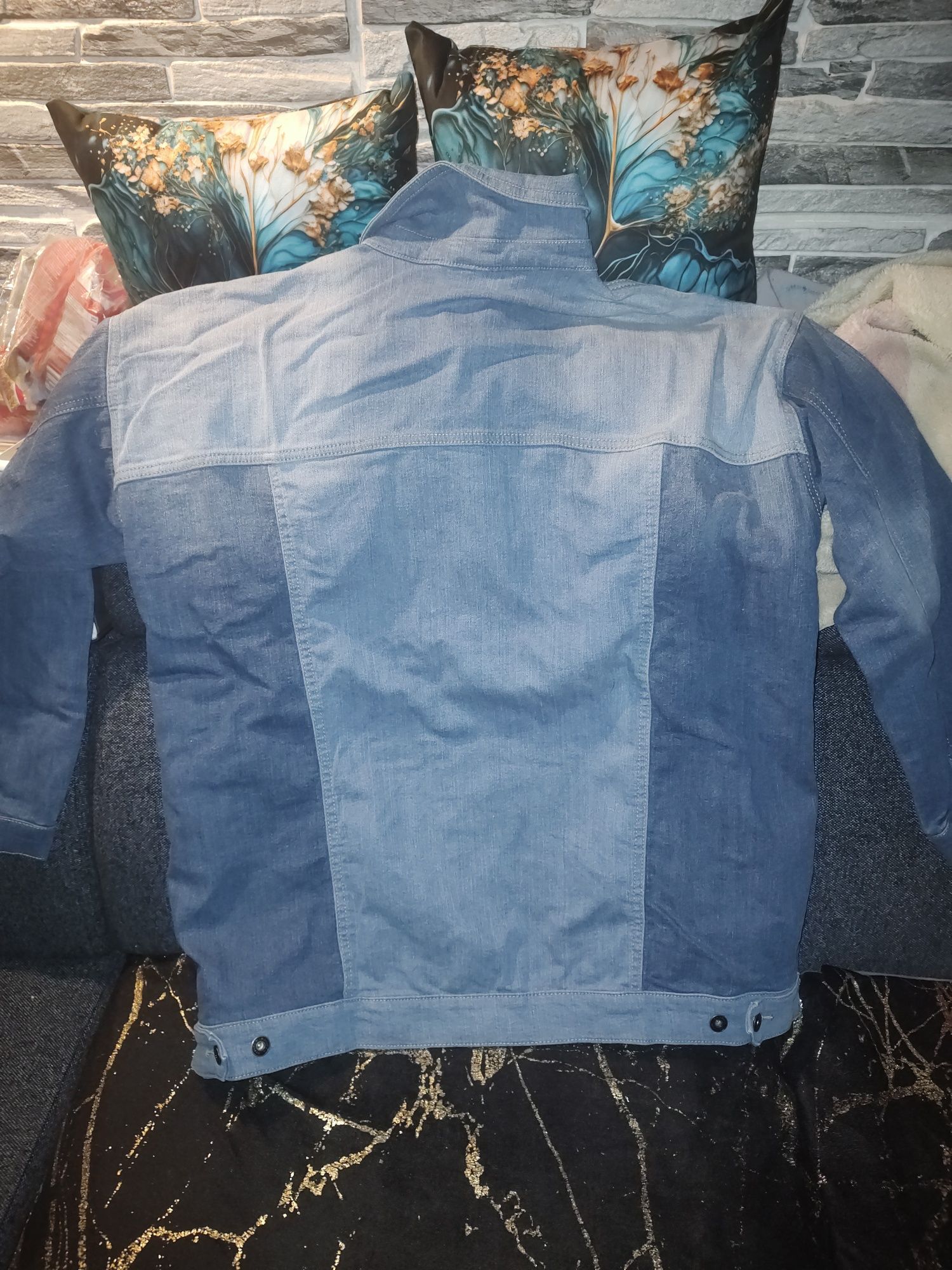 Katana jeansowa plus size