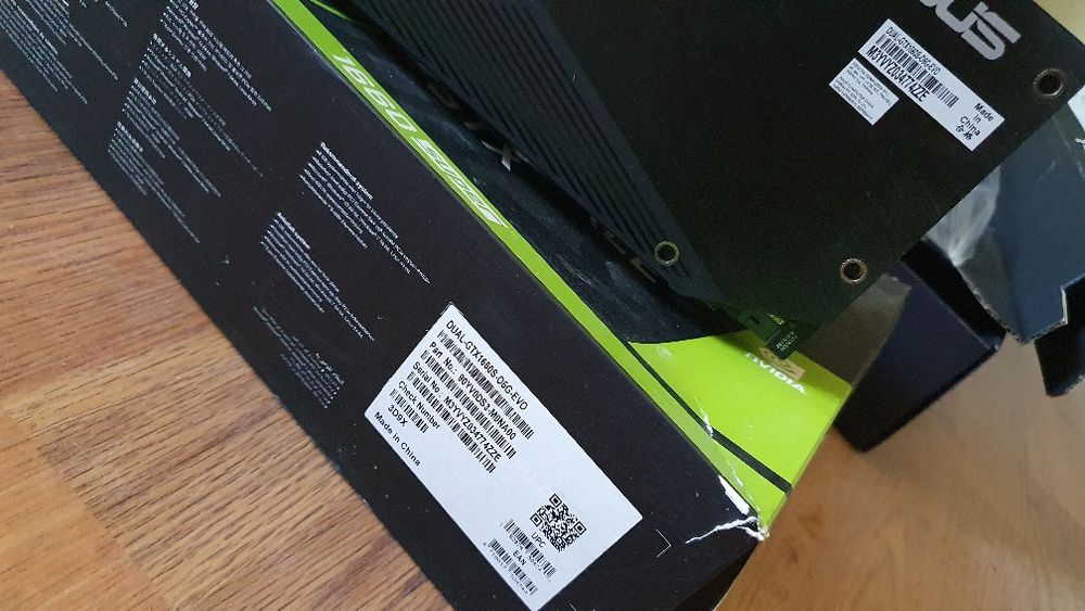 Zamiana /Karta graficzne GTX 1660 super Asus Dual EVO