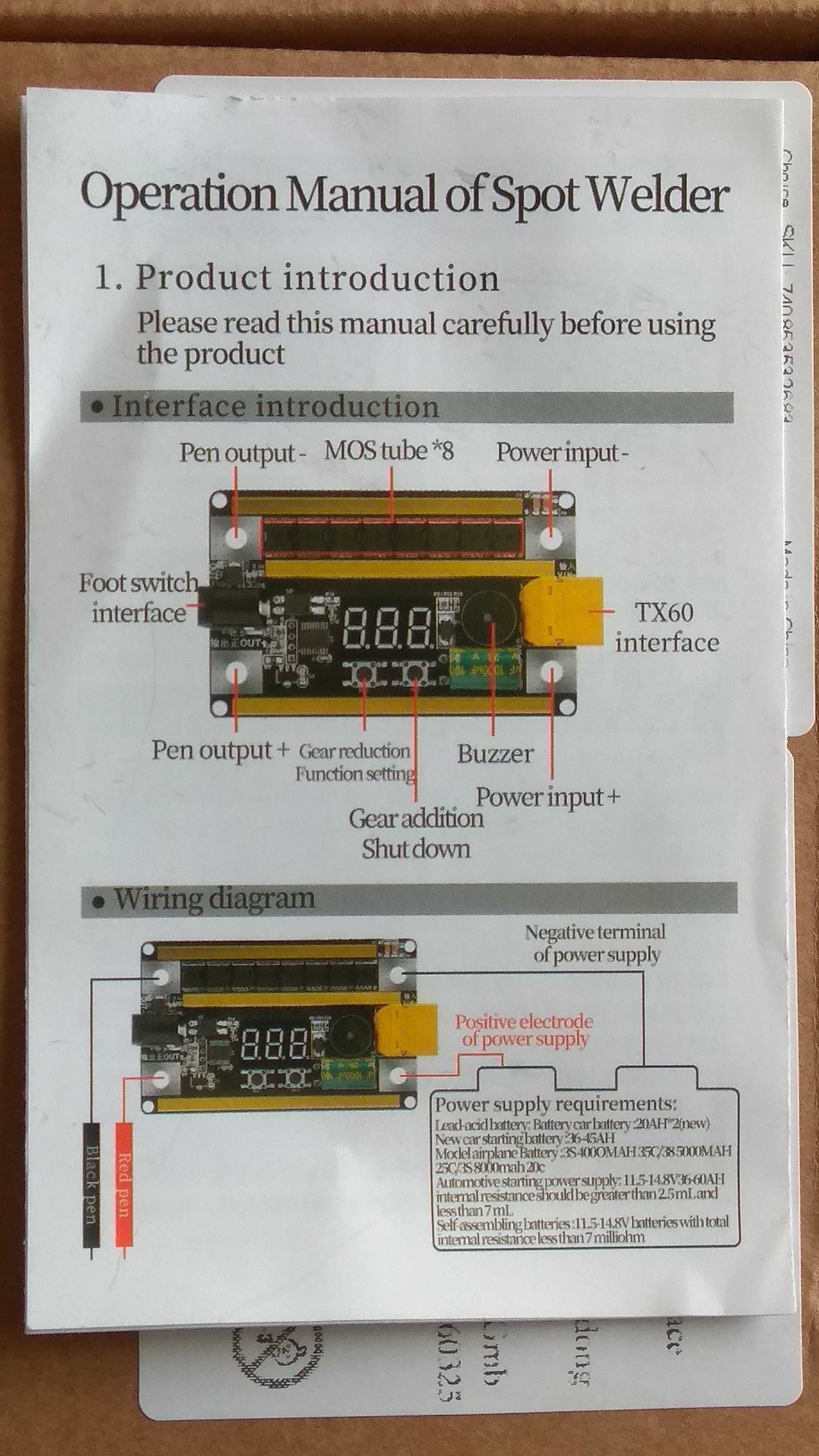 точечная контактная сварка 12v для  аккумуляторов 18650 21700 лентой