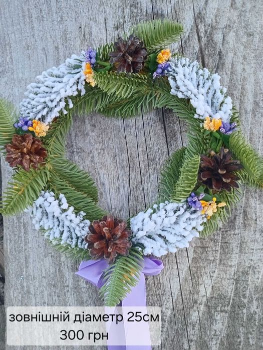 Новорічні віночки