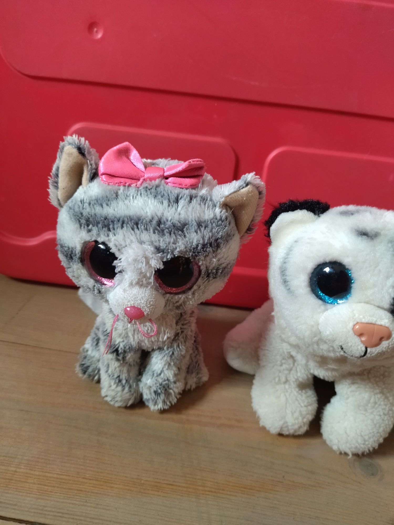 kotek /polarny pluszak maskotka ty boos beanie z dużymi oczami
