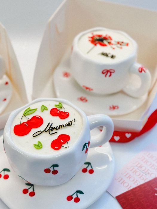 Торт в кружке торт в чашке / торт в кружці, торт в чашці/