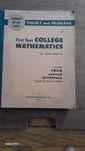 Livro Schaum's first year college mathematics NY