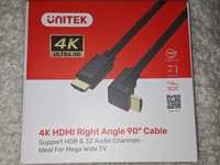 Przewód hdmi kątowy 90⁰ 3 metry