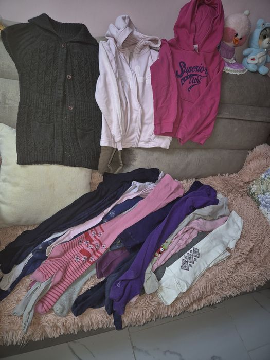 Великий пакет одягу на дiвчинку 6-7рокiв