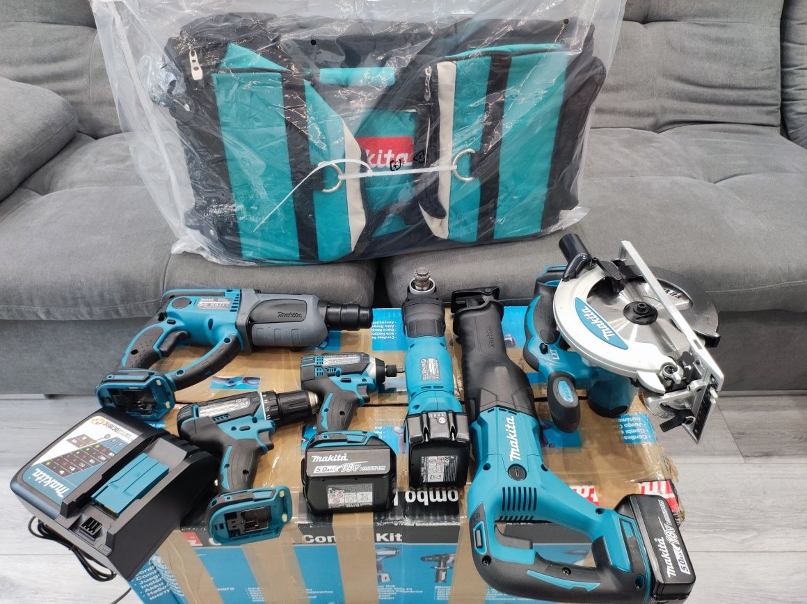 Makita DLX6038T Combokit (6 машинок в сумці)