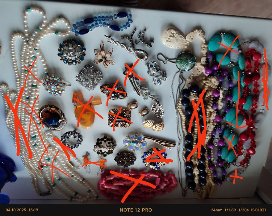 Бусы броши серьги нат камни СССР