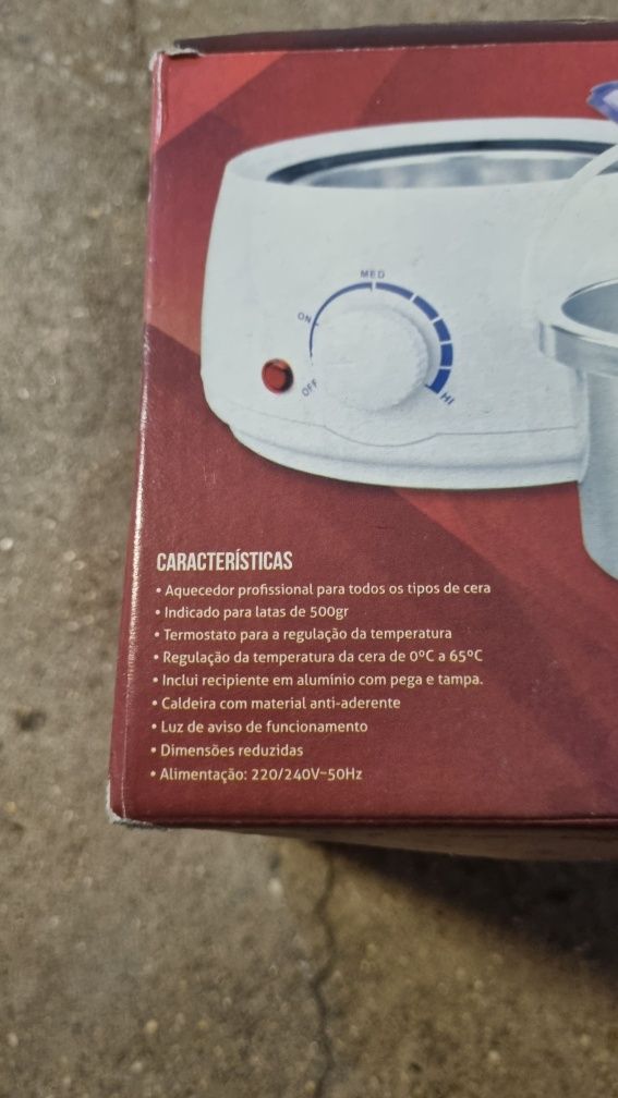 Panela aquecedora de cera