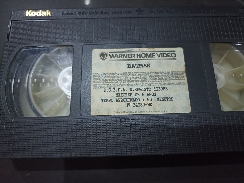 Cassetes VHS filmes infantis