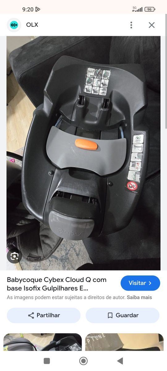 Ovo Cybex cloud Q + base isofix