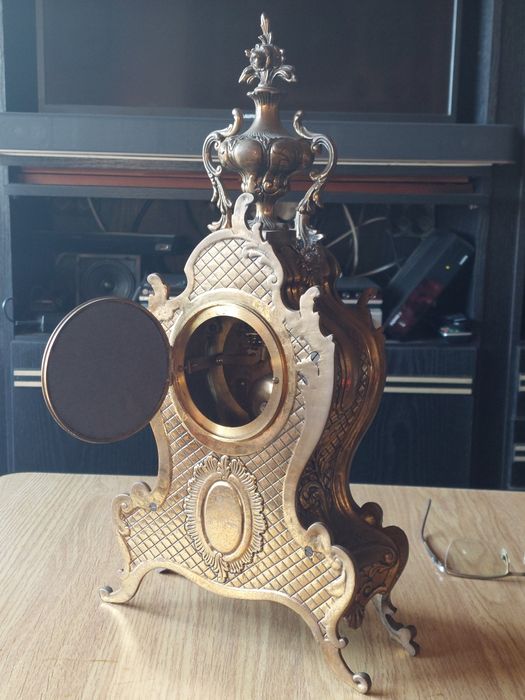 Relógio 'Vintage' em bronze maciço. FHS made in Germany