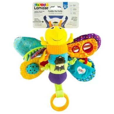 Tomy, Lamaze, Freddie, zawieszka zabawka niemowlancę z zawieszką