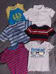Paka ubrań dla chłopca, zestaw ciuchów ,t shirt x 6,GAP,H&M r.110/116